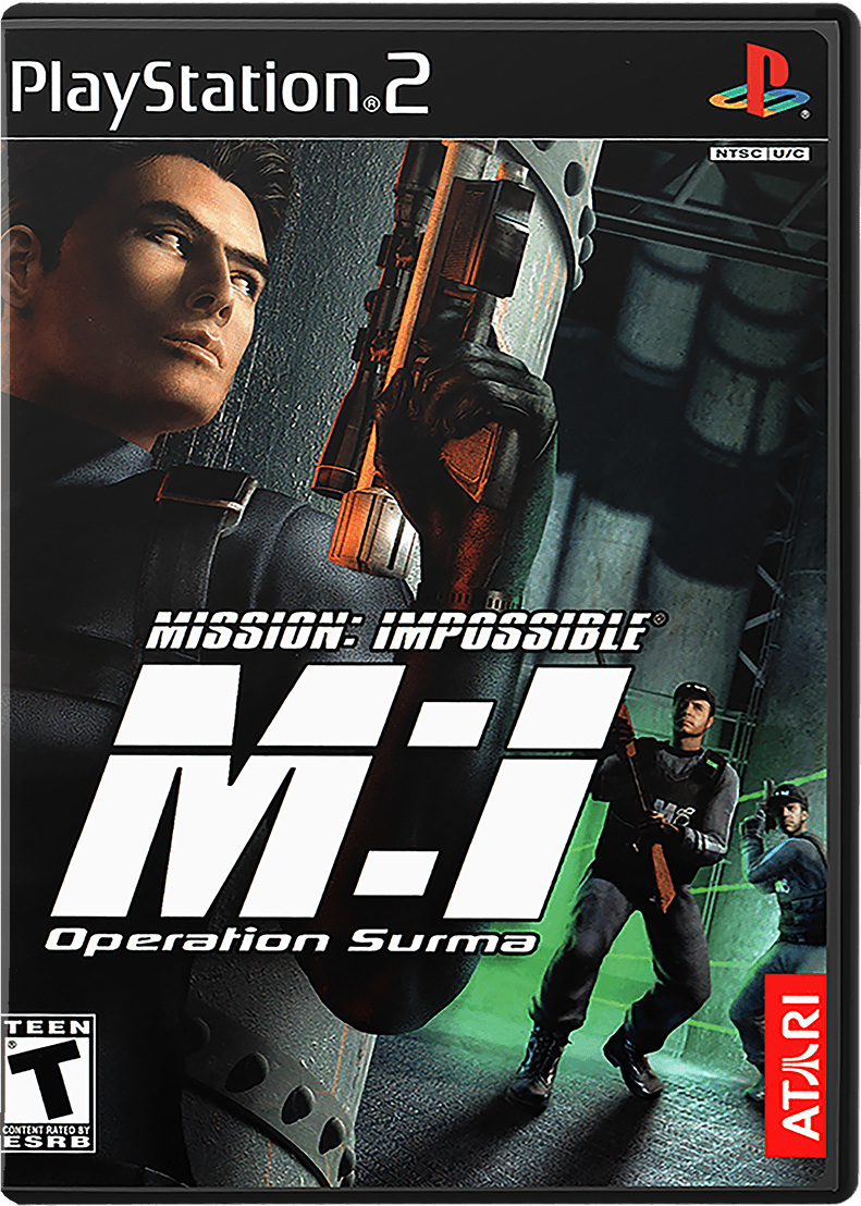 Mission Impossible Operation Surma box art for Playstation 2